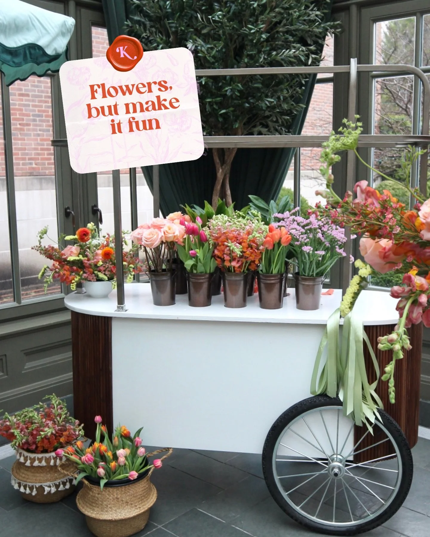 A bouquet bar is the perfect party favor for a bridal or baby shower 💐 it&rsquo;s both an experience and a take-home gift.

Whether you&rsquo;re hosting an intimate celebration or launching something big, we&rsquo;re here to help you bloom boldly.

