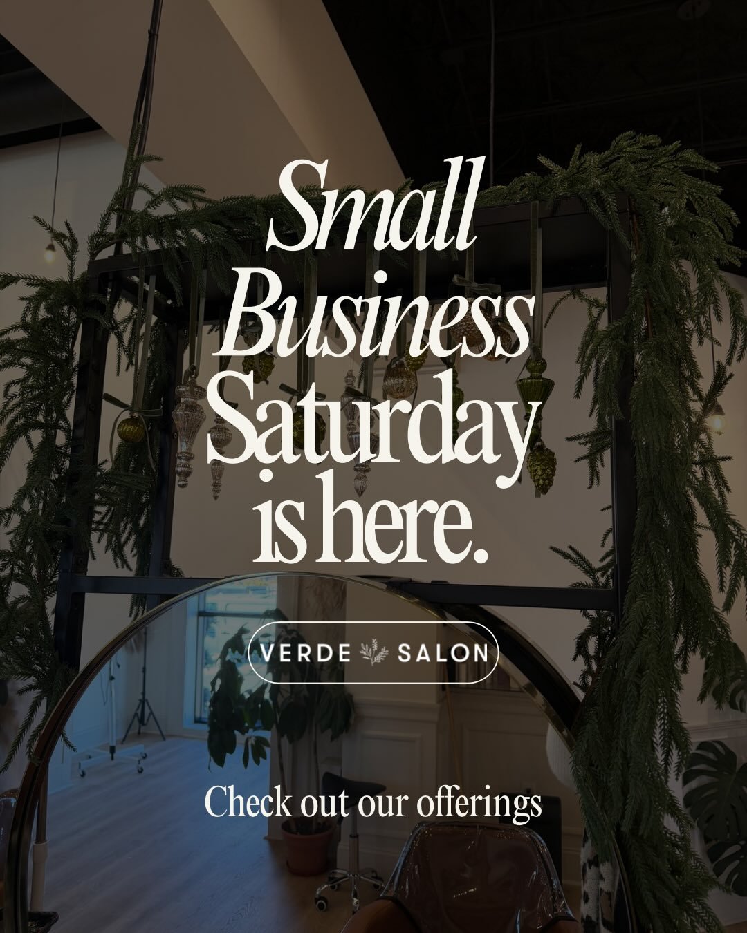 Small Business Saturday WEEK is here! 🎉
Our once-a-year holiday deals are officially live and run until Dec 5 &mdash; swipe through to see every offer!

This is your moment to:
✨ Stock up on your haircare must-haves
✨ Grab gifts for your favorite pe