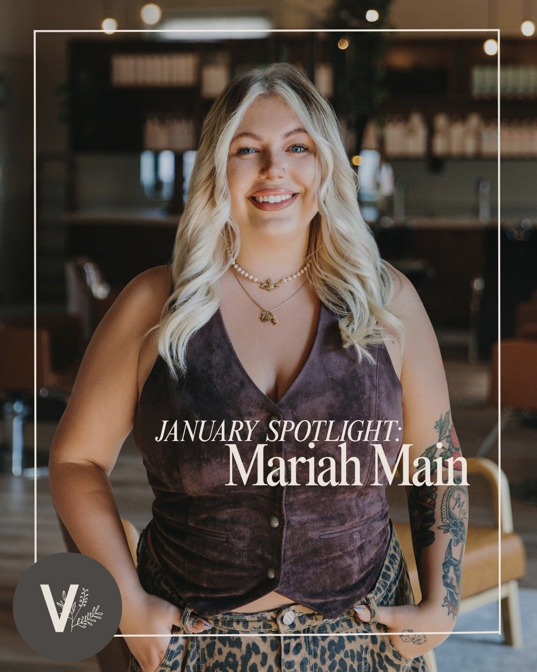 All hail the foil queen! 👑

Sweet, endlessly funny, and somehow knows everything about everything, Mariah brings talent, skill &amp; heart to every appointment. 

A true blonding specialist and our resident foiling expert, she&rsquo;s generous in sh