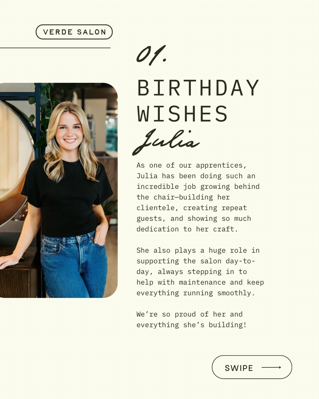 Wishing a happy birthday to @hairbyjuliakeane &amp; happy anniversary to @mariahscissorhands ! Thank you for being you, ladies!