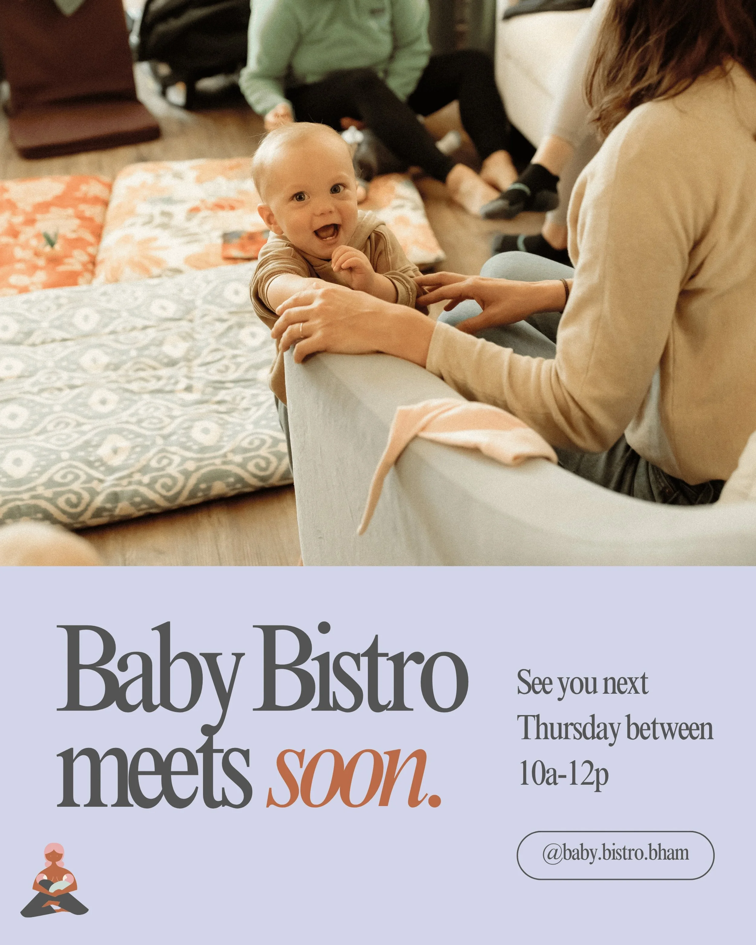 Drop in is happening soon! Join us next THURSDAY from 10a-12p at the Bham Towers 860. 

Hosted by @essential.lactation 

#Lactation #ibclc #babybistrobham #naptrapped #infantfeedingsupport