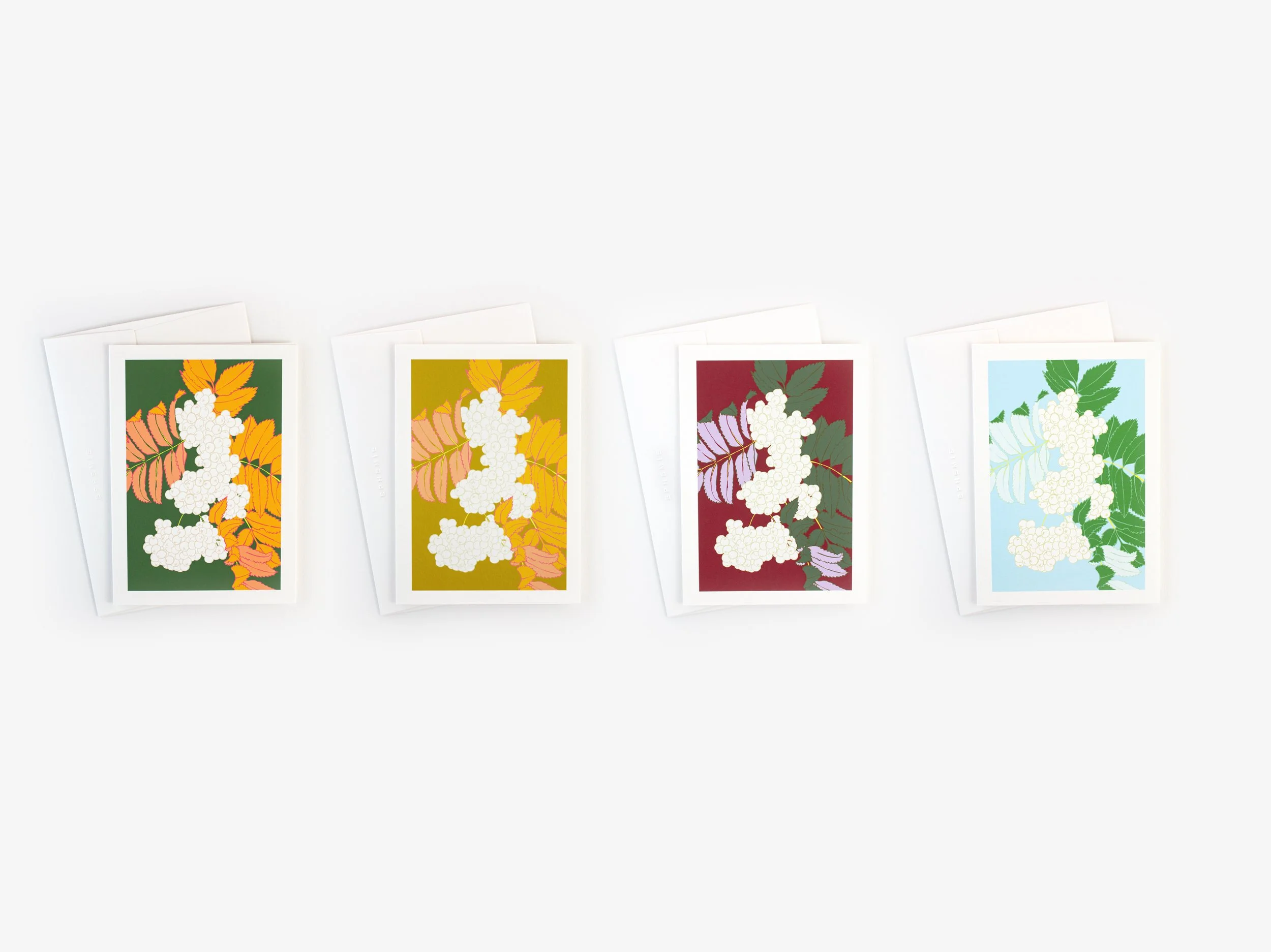 Rowan Berries Christmas Card Set of Four