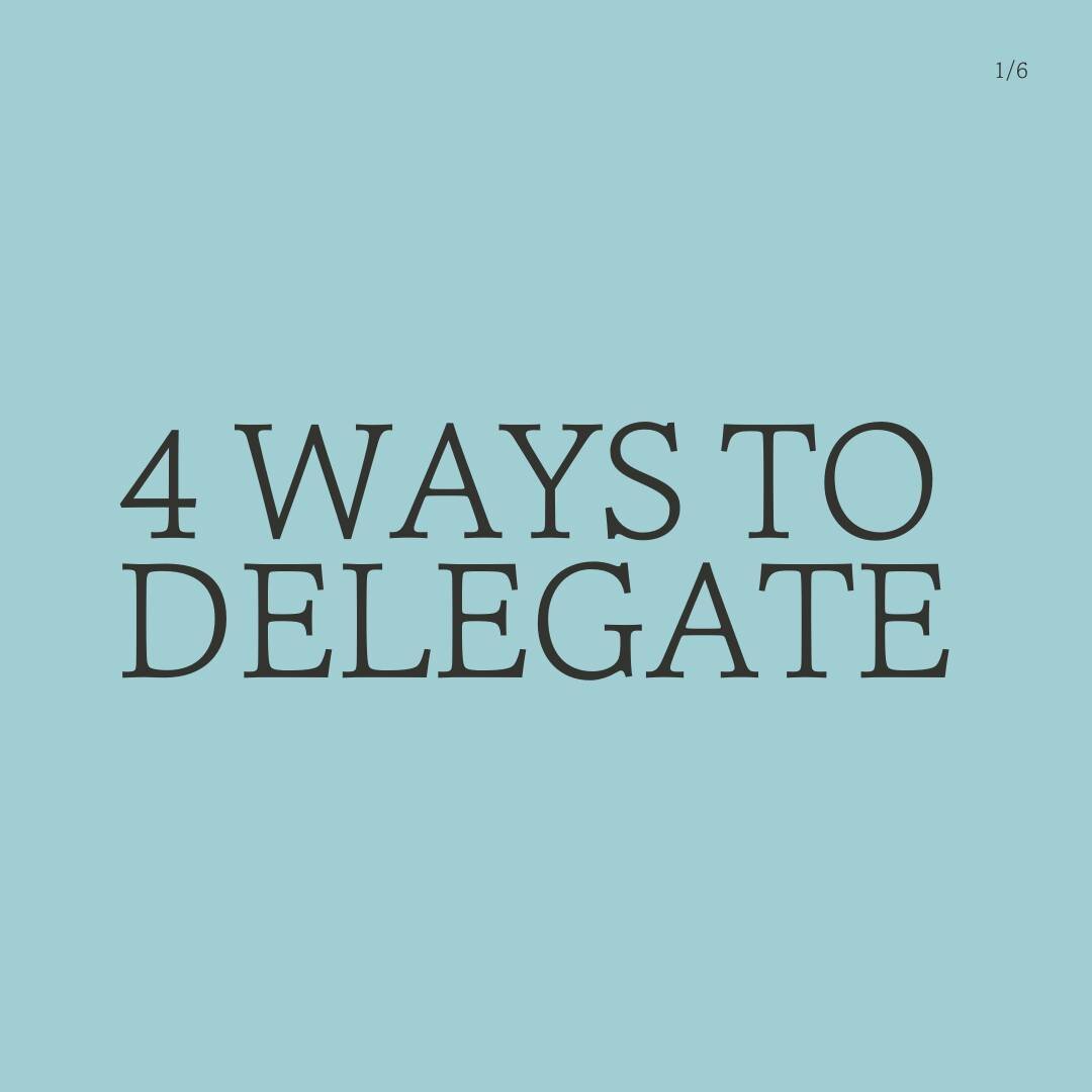 Delegation can be empowering - both for you and your teammates! It can also feel tedious. But it doesn't have to be!

Here, we break down some of the best ways to delegate.

#rocksolidvirtualassistants #executivevirtualassistant #virtualassistantserv