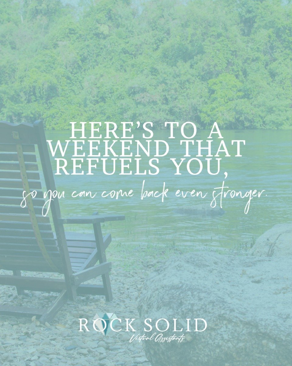 You don&rsquo;t have to do it all today.

Let that email wait.
Let the list stay unfinished.
Let your brain breathe.

You&rsquo;ve shown up. You&rsquo;ve led.
You&rsquo;ve carried the weight all week.

Now take a minute &mdash; for quiet, for joy, fo