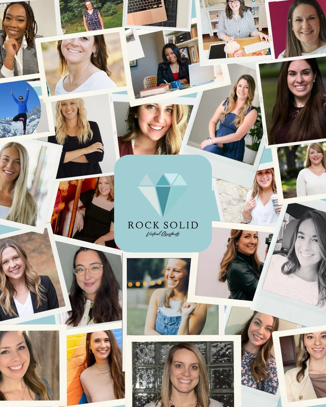 Meet the amazing faces who make Rock Solid possible - our incredible VAs. 

Every email answered.
Every project organized.
Every moment of time we help a client win back.

It all comes down to the people you see here. 

These are the real humans behi