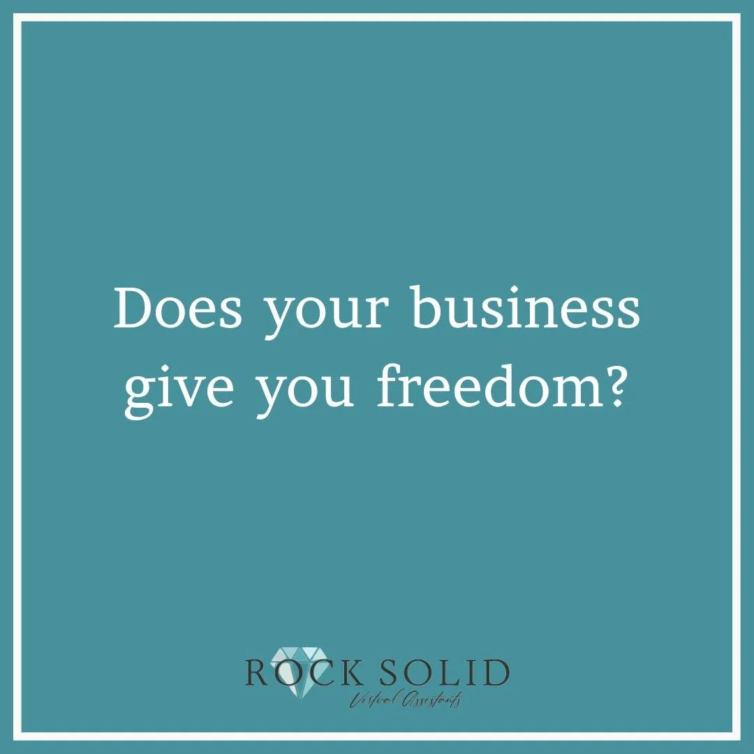 Busy isn&rsquo;t impressive.
Free is.

You built your business for freedom &mdash; not to fill every hour with tasks that drain your energy.

As you head into the weekend, here&rsquo;s your reminder:
Rest is ROI.
Focus is freedom.
And with Rock Solid