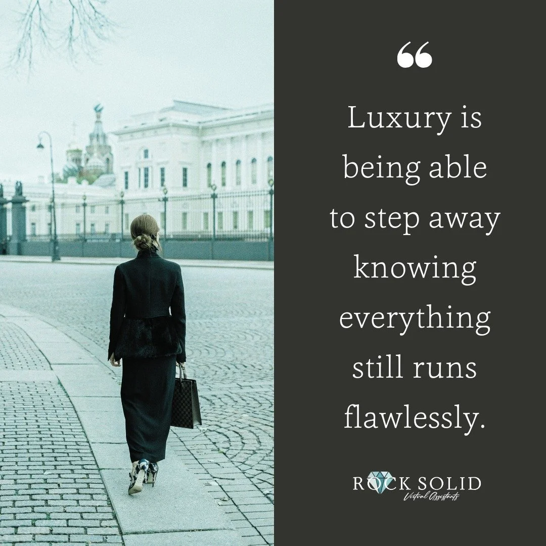 Luxury isn&rsquo;t the weekend off.

It&rsquo;s being able to step away knowing everything still runs flawlessly.

That&rsquo;s the Rock Solid experience &mdash; seamless systems, proactive support, and freedom that feels effortless.

Because exclusi