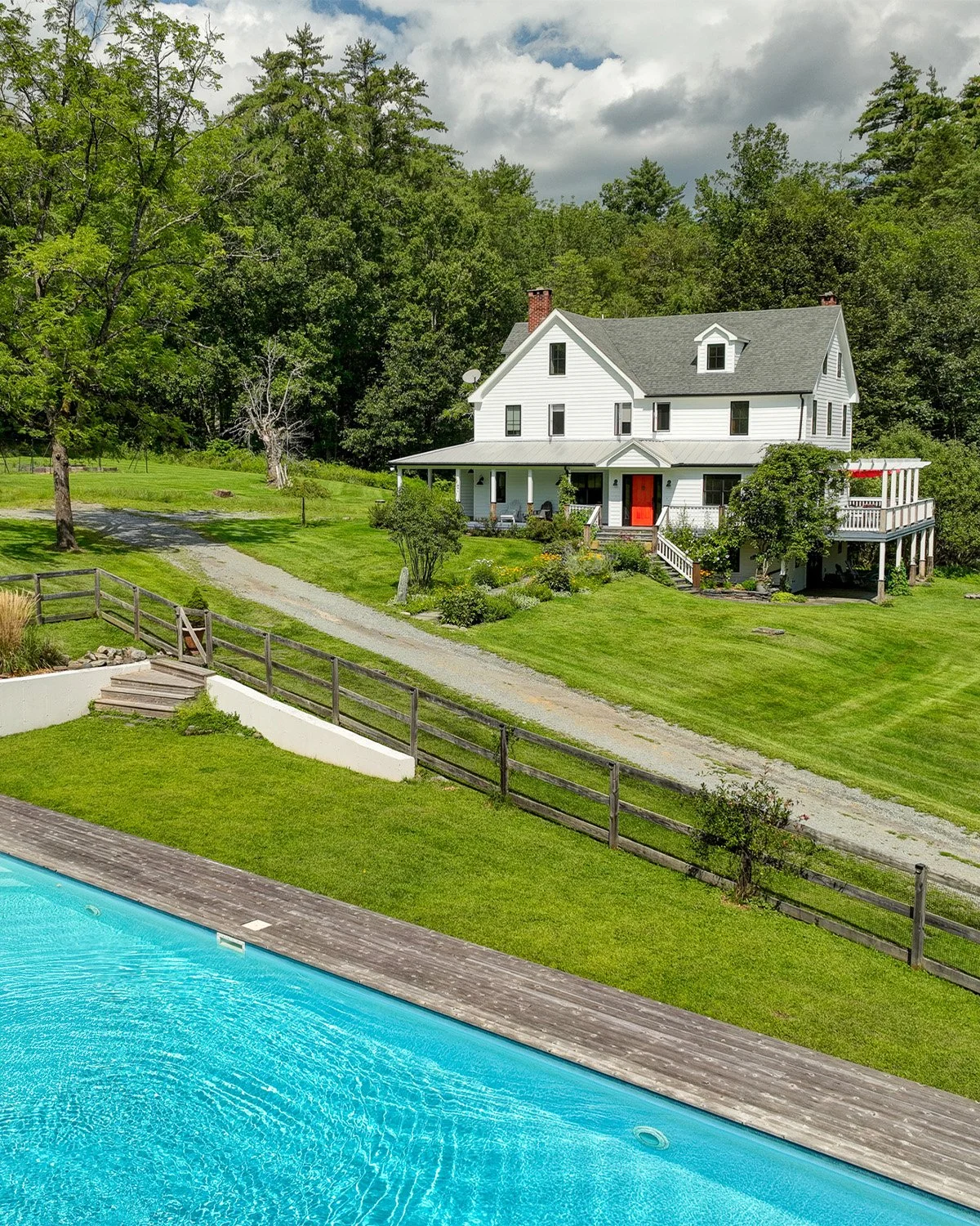 New to market!

Deep Hollow Hill cuts quite a handsome profile.

This former boarding house has the best of many worlds. Not only do you have 18.8 acres and a babbling brook to enjoy, but the convenience of being 3 minutes to Main St of one of the cu