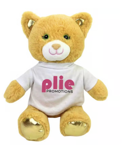 Plush Cat with Iconic T-Shirt