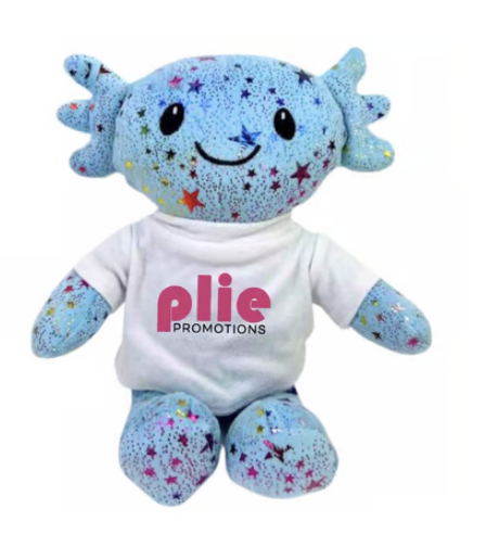 Plush Axolotl with Iconic T-Shirt