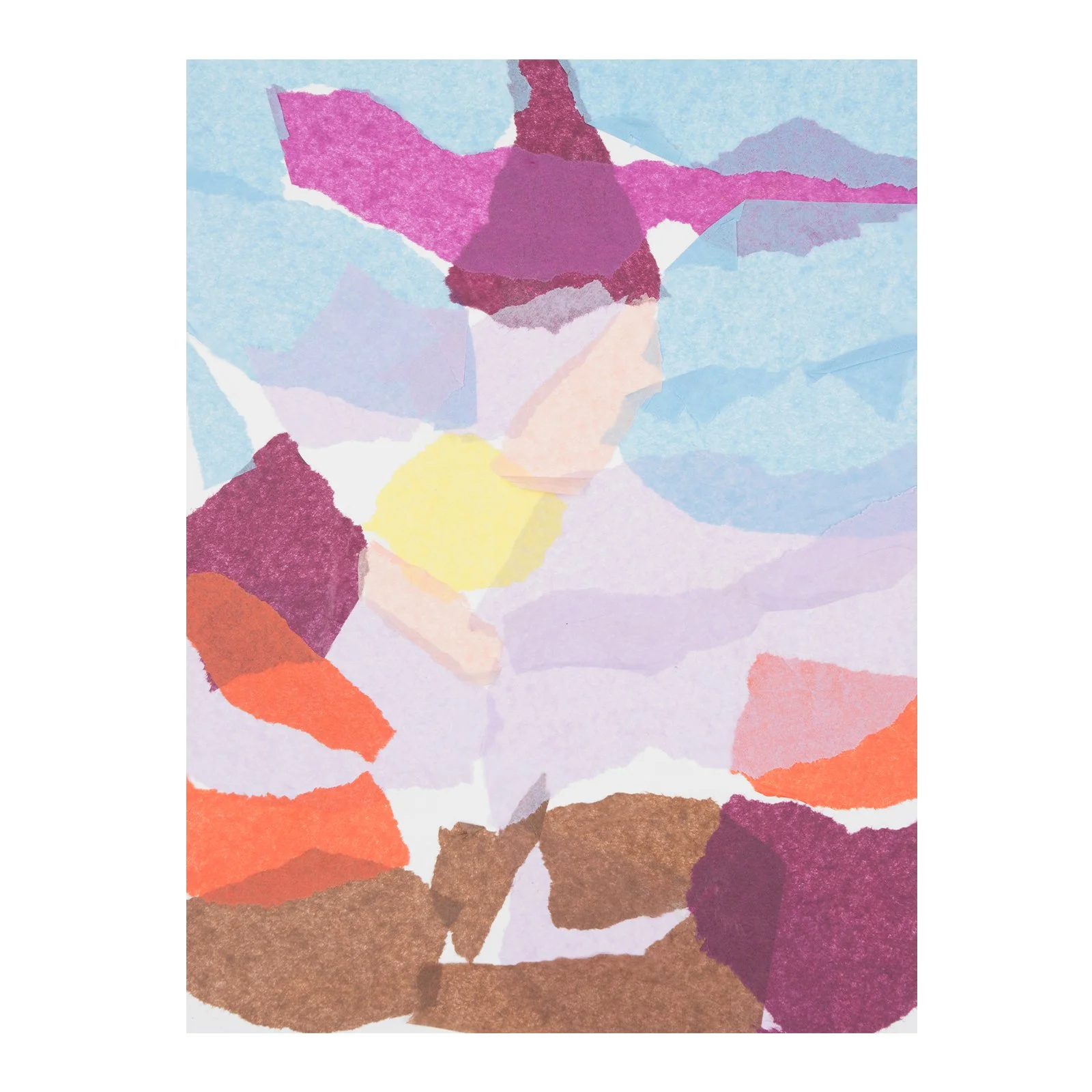 'TAKING SHAPE' Collage Print