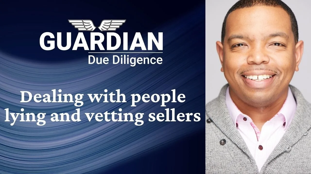 Dealing with people lying and vetting sellers
