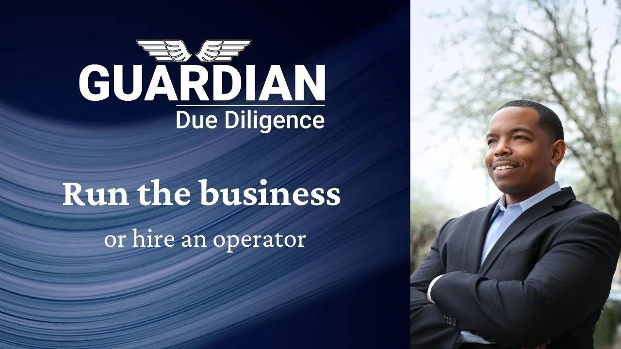 Run the business or hire an operator