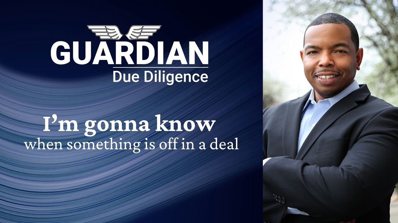 I’m gonna know when something is off in a deal