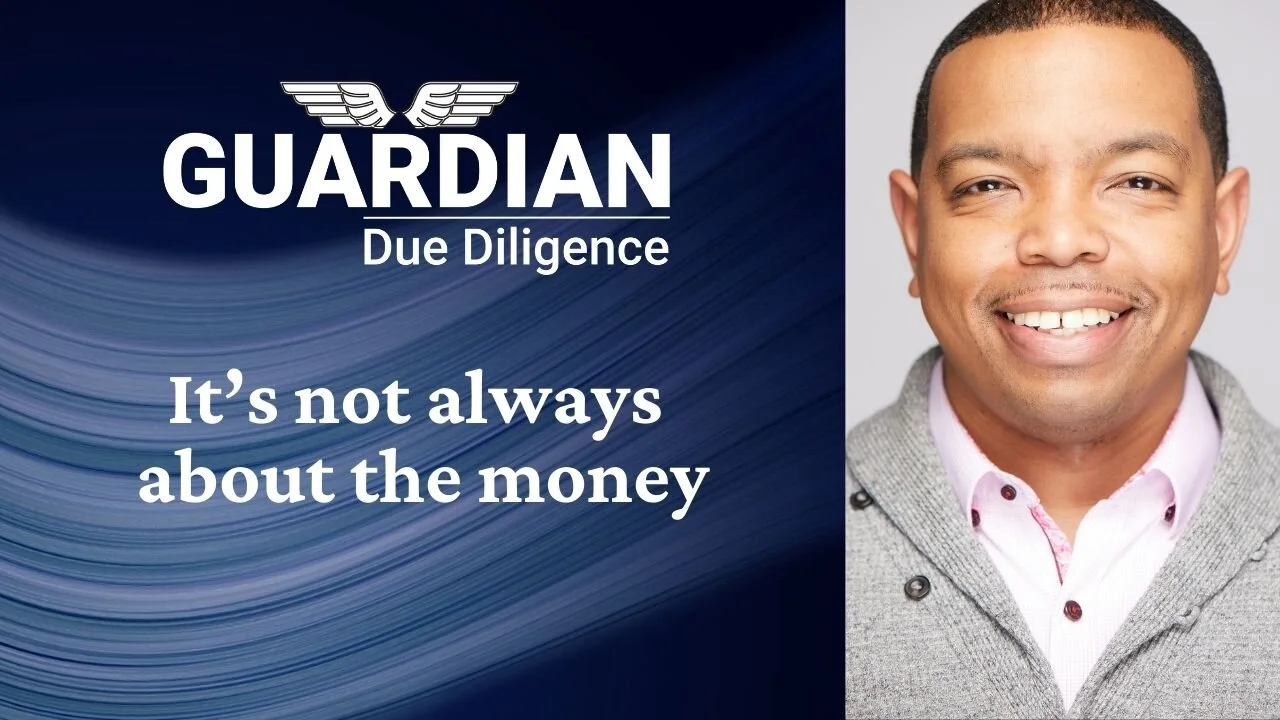 It’s not always about the money