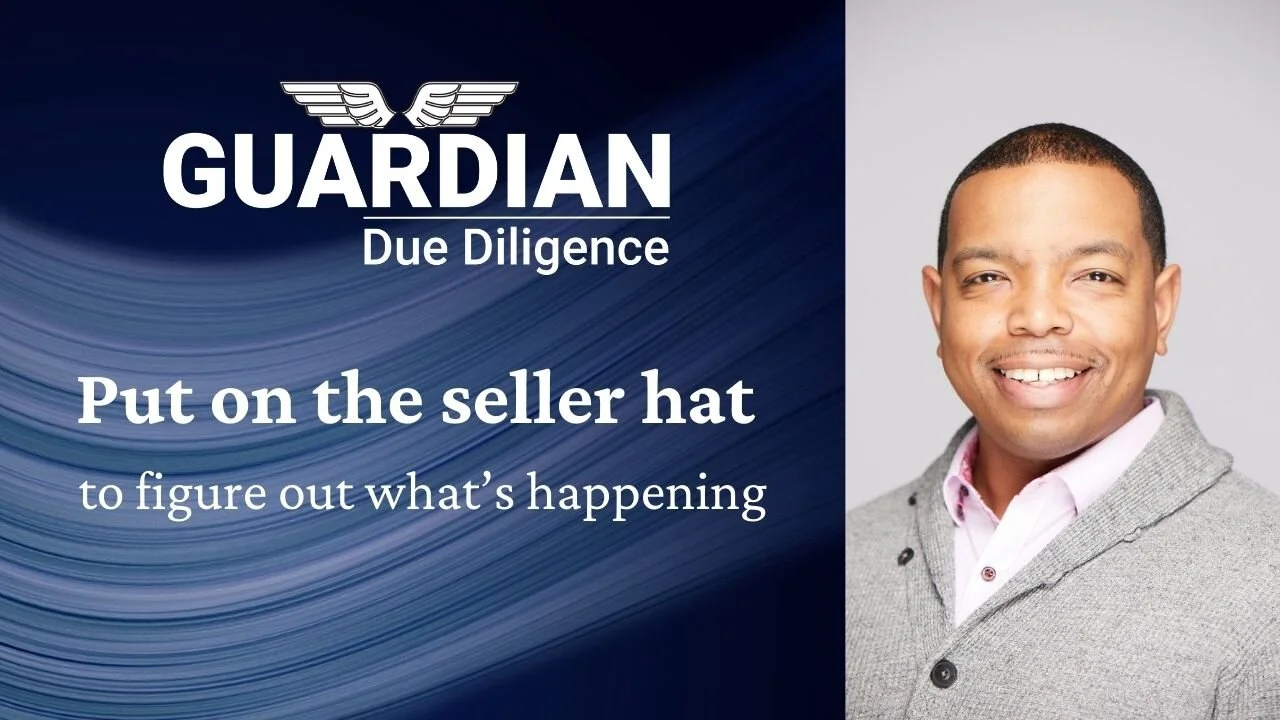 Put on the seller hat to figure out what’s happening