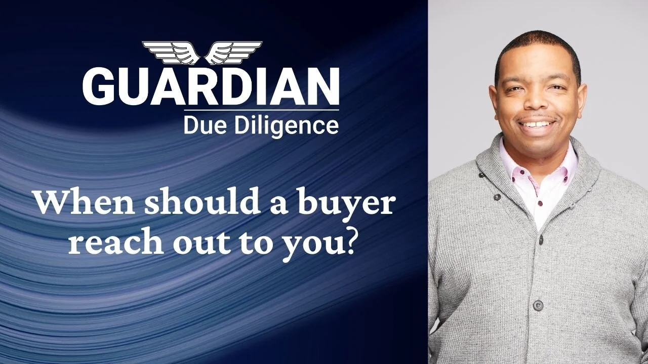 When should a buyer reach out to you