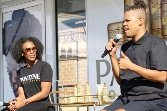 On our tour, we invited consumers to chat with celebrity stylist Chuck Amos who gave expert hair tips and discussed the power of this new product line.