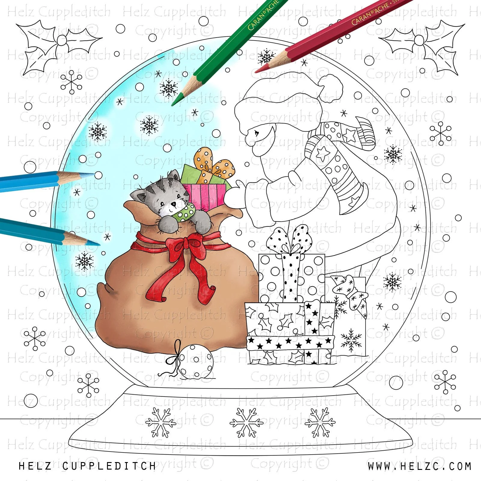 Santa's Workshop Snowglobe