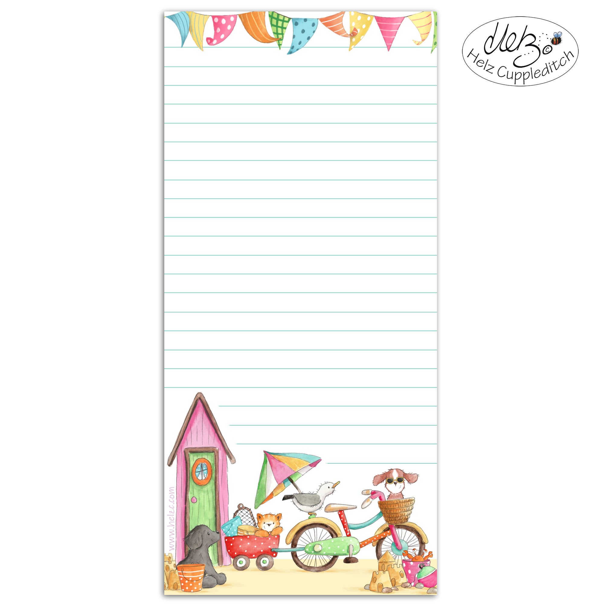 Sandy Paws DL notepad / shopping list