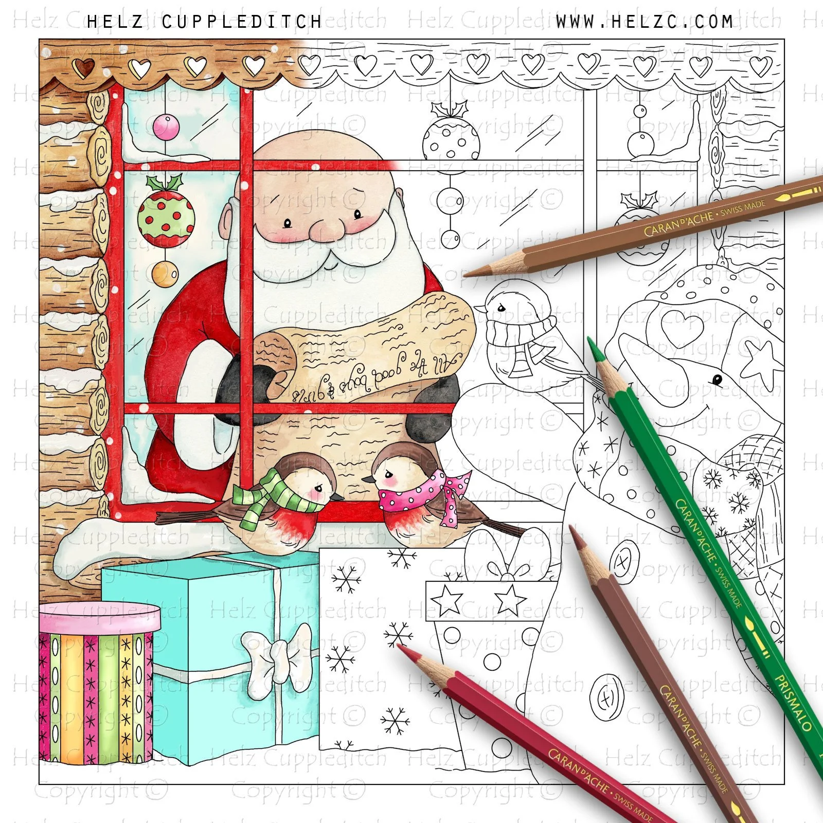 Santa's Workshop Good List Window