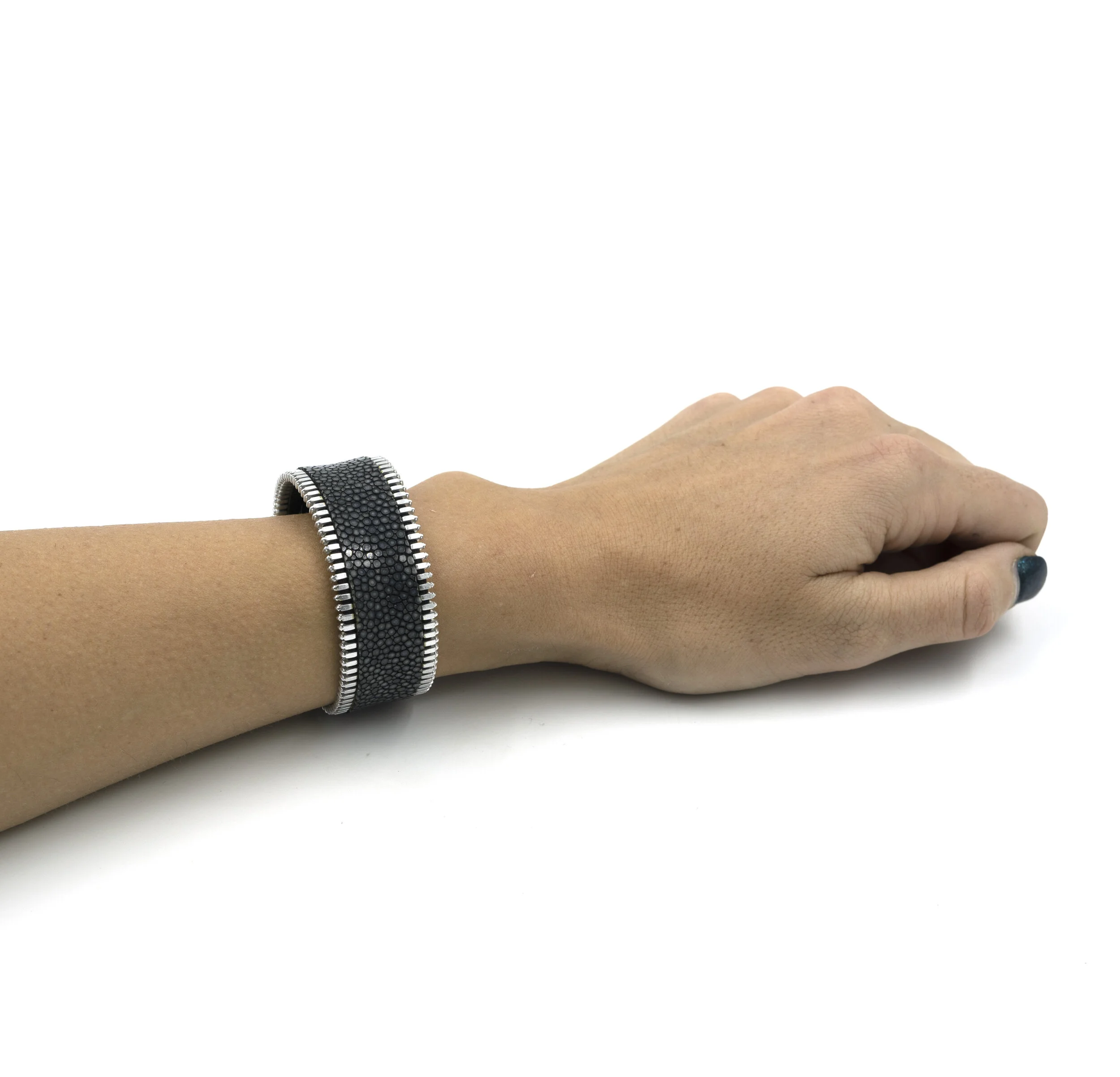 Bracelet - Galuchat Rose Pâle - Mr&Ms