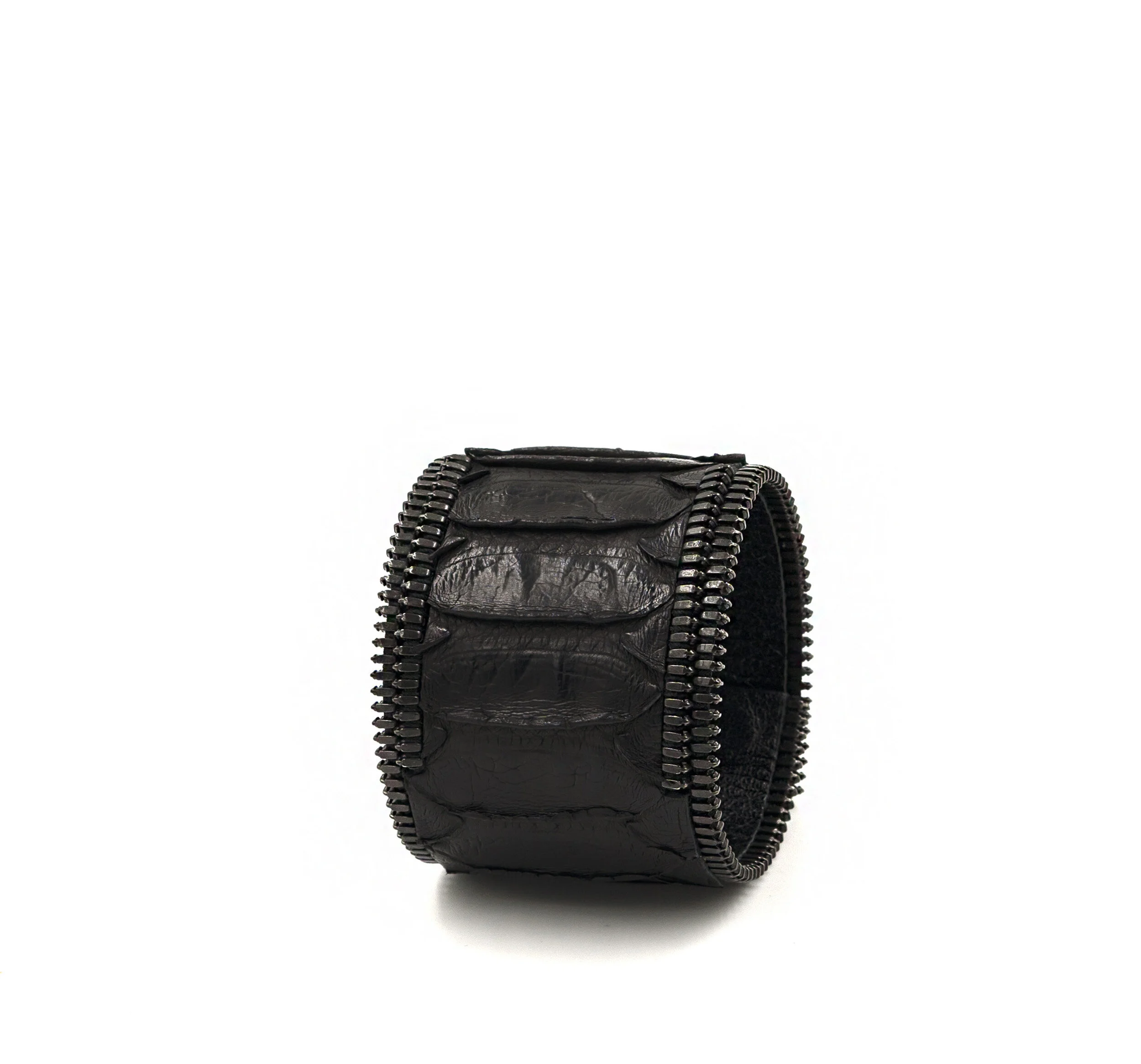 Manchette - Python Argent noir - Rebel +