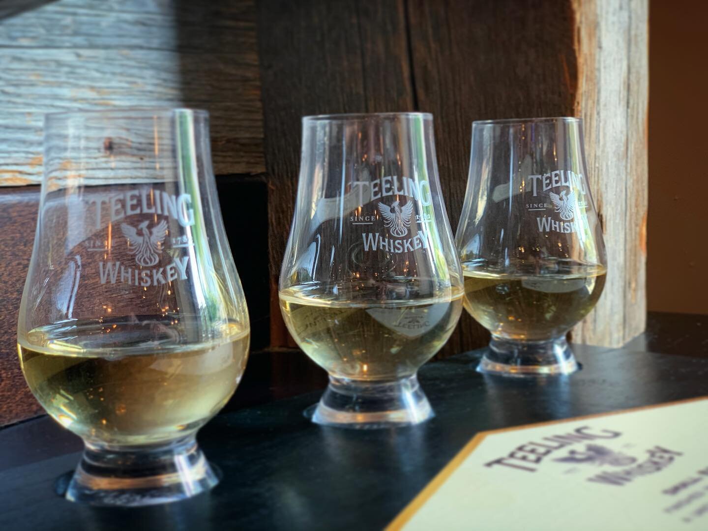 It&rsquo;s Wednesday! Time for a Whiskey Flight! 🥃

#whiskey #whiskeyflight #teeling #teelingwhiskey #irishwhiskey #irishpub #publife #pubfood #luckoftheirish #dinein #takeout #delivery #orderonline #outdoordining #supportlocalrestaurants