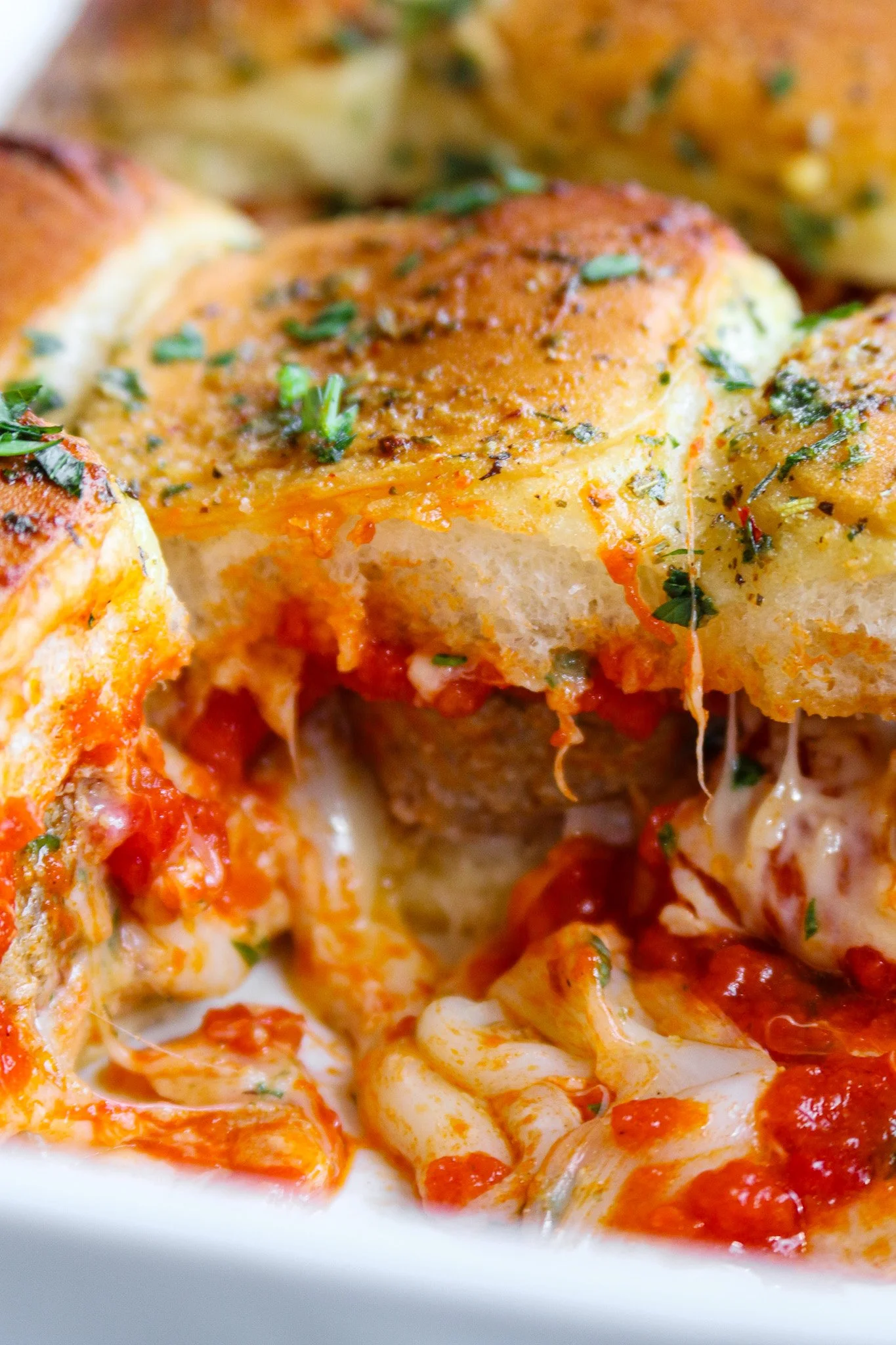 EASY Pull-Apart Meatball Sliders Recipe — Be Greedy Eats | Where Food ...