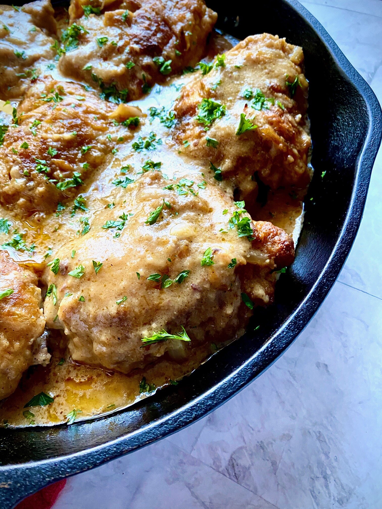 Smothered Chicken and Gravy 