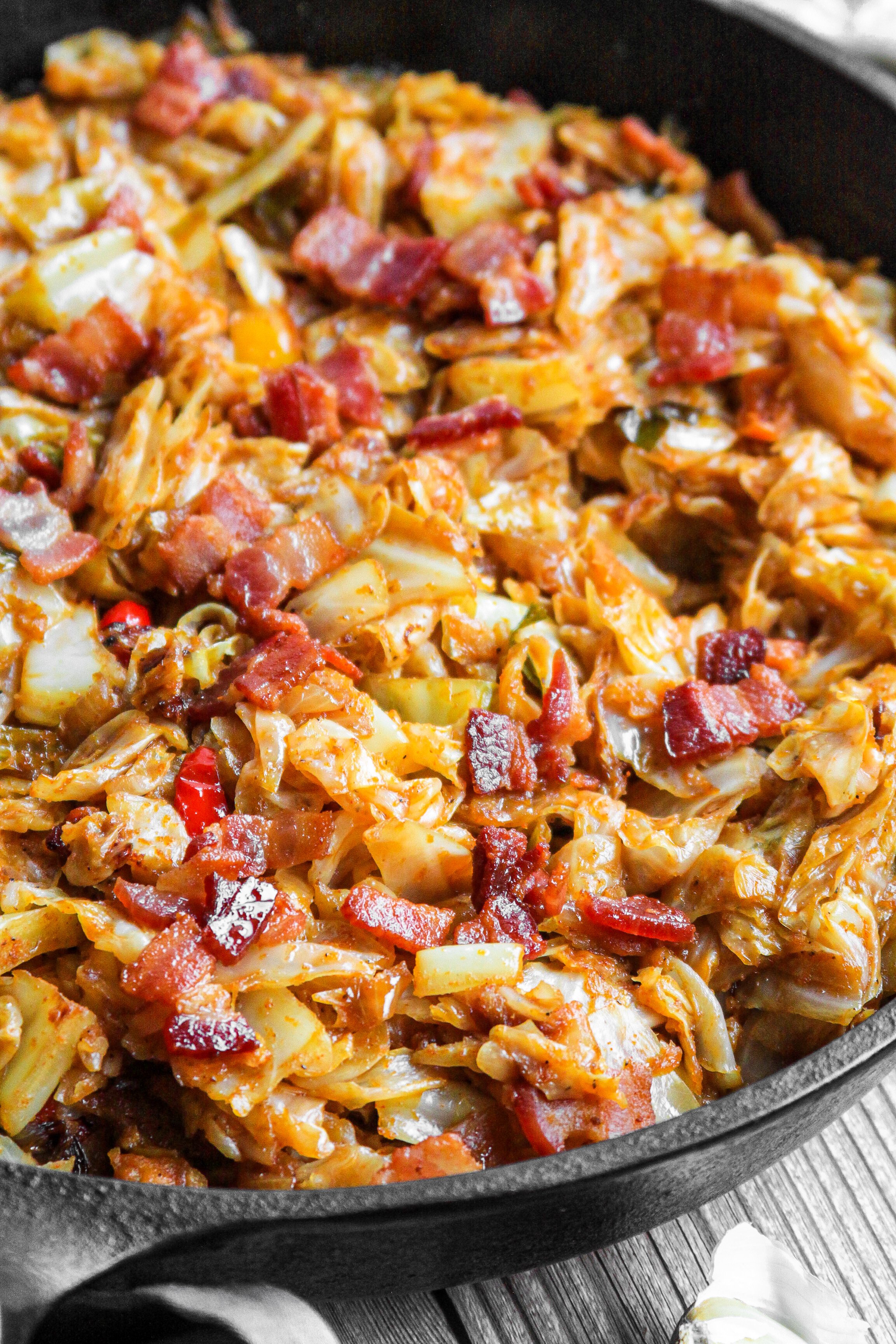EASY Southern Fried Cabbage Recipe — Be Greedy Eats | Where Food Meets