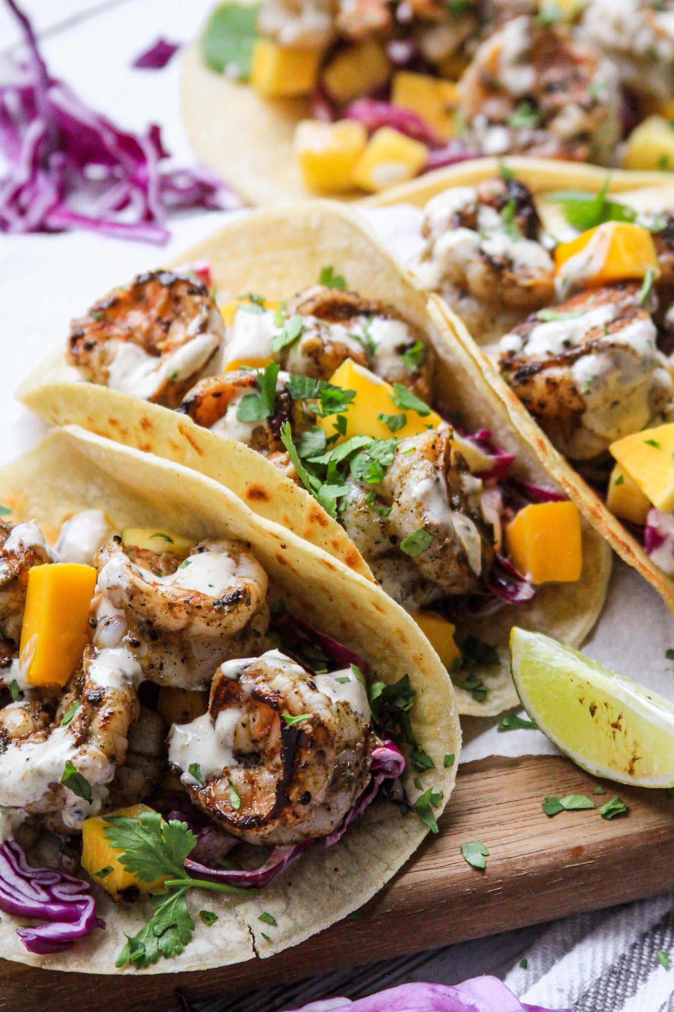 The BEST Jerk Shrimp Tacos Recipe — Be Greedy Eats | Where Food Meets ...