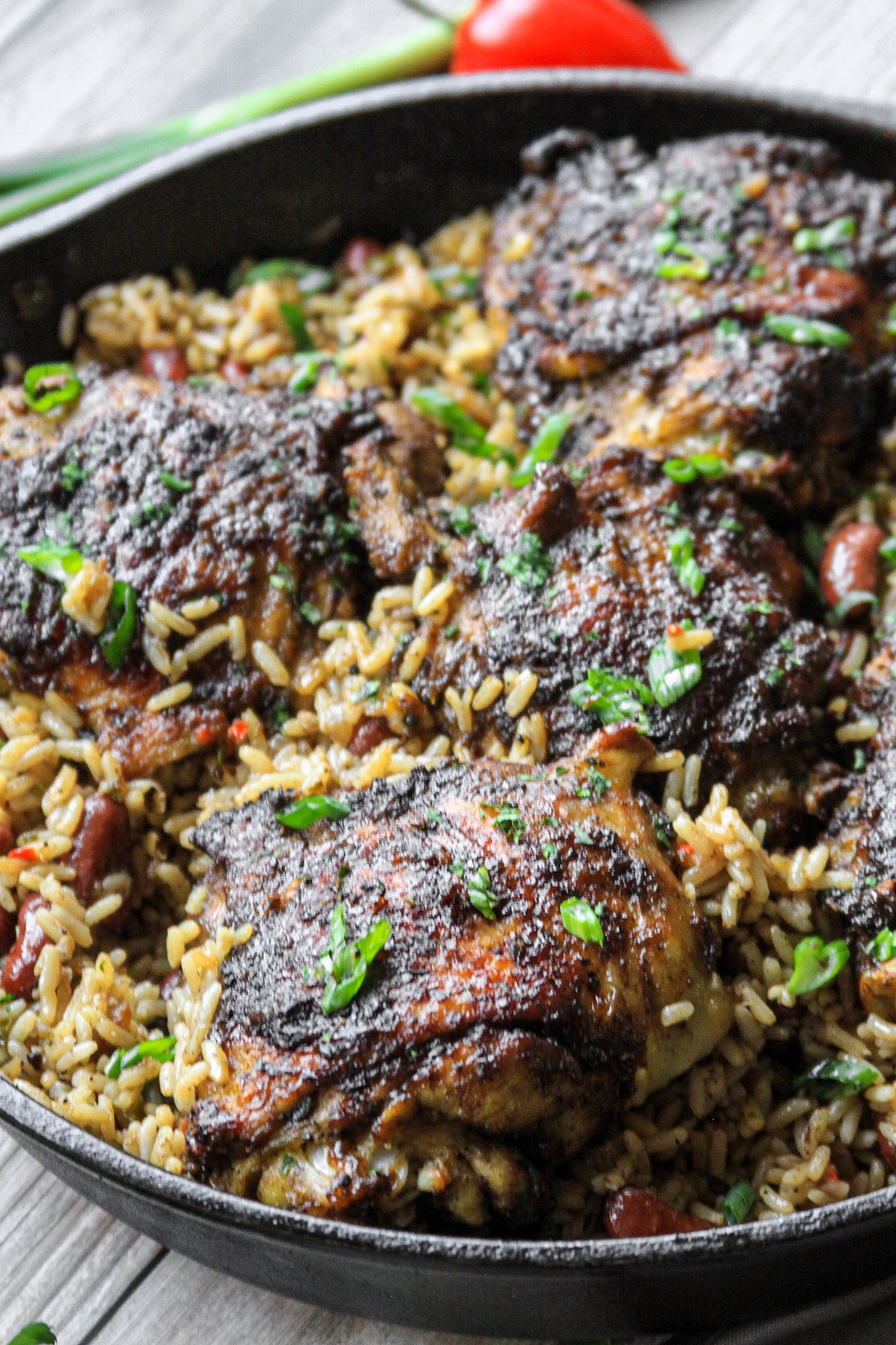 Caribbean Smothered Chicken With Coconut, Lime, and Chiles Recipe