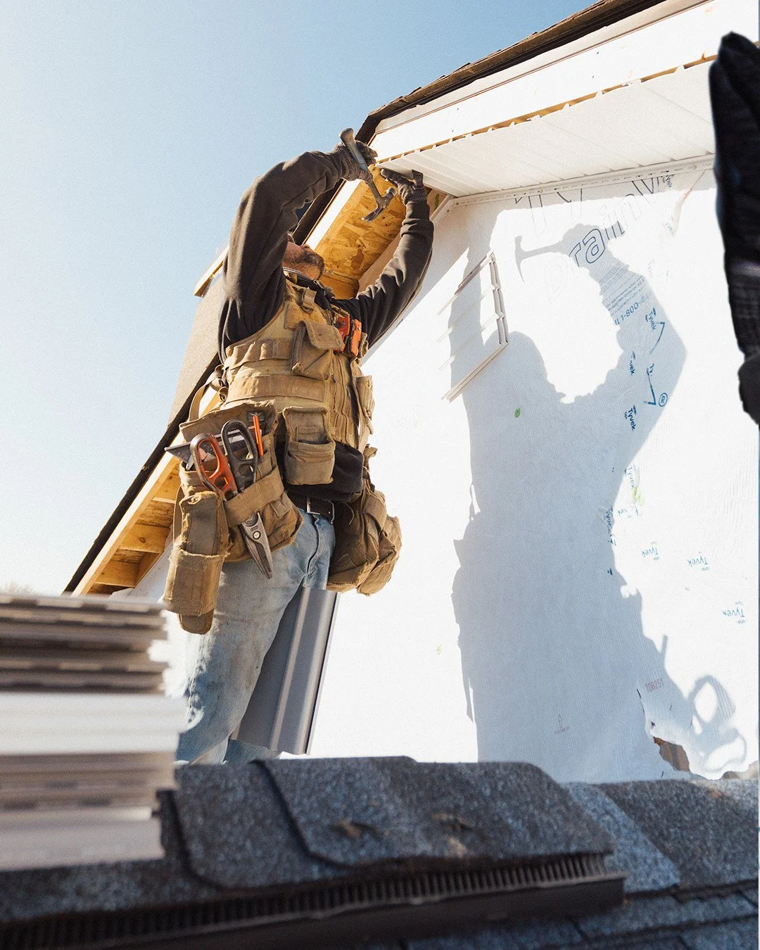 Making sure we elevate the people who built our homes, not just showcase the finished work.⁠
⁠
Big respect to our crew for getting the siding dialed in. One piece at a time.
