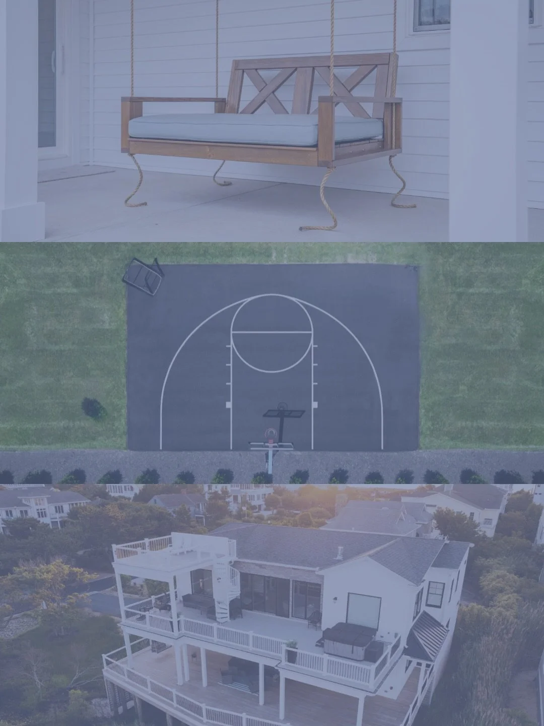 Getting the itch to spend more time outside?⁠
Which one would you choose? Comment Below!⁠
⁠
1️⃣ Front porch swing⁠
2️⃣ Backyard basketball court⁠
3️⃣ Deck with a view⁠
⁠
Custom homes mean designing outdoor spaces that fit the way you live.⁠
⁠
#WhereC