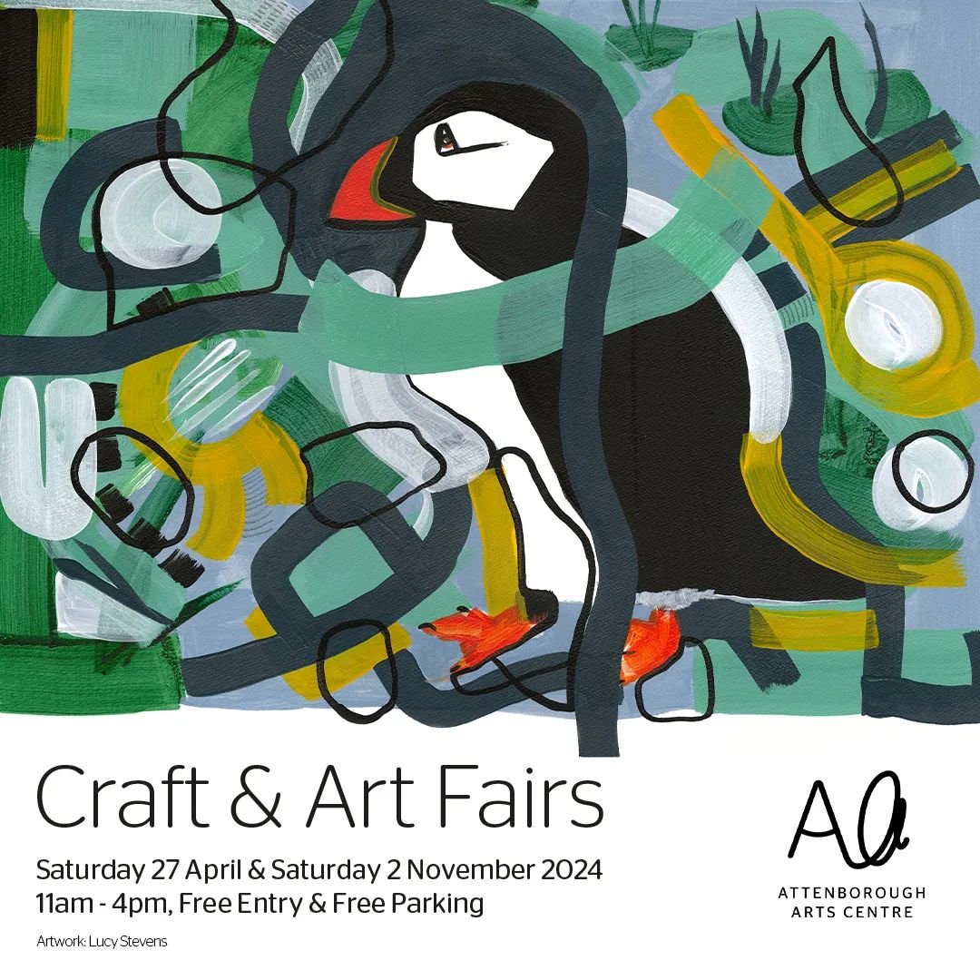 I always love coming back to @attenboroughac to show and sell my artwork because I used to work there for many years with a great team. 🙃

I'm really looking forward to seeing you all and meeting/catching up with other artists and makers. If I'm not