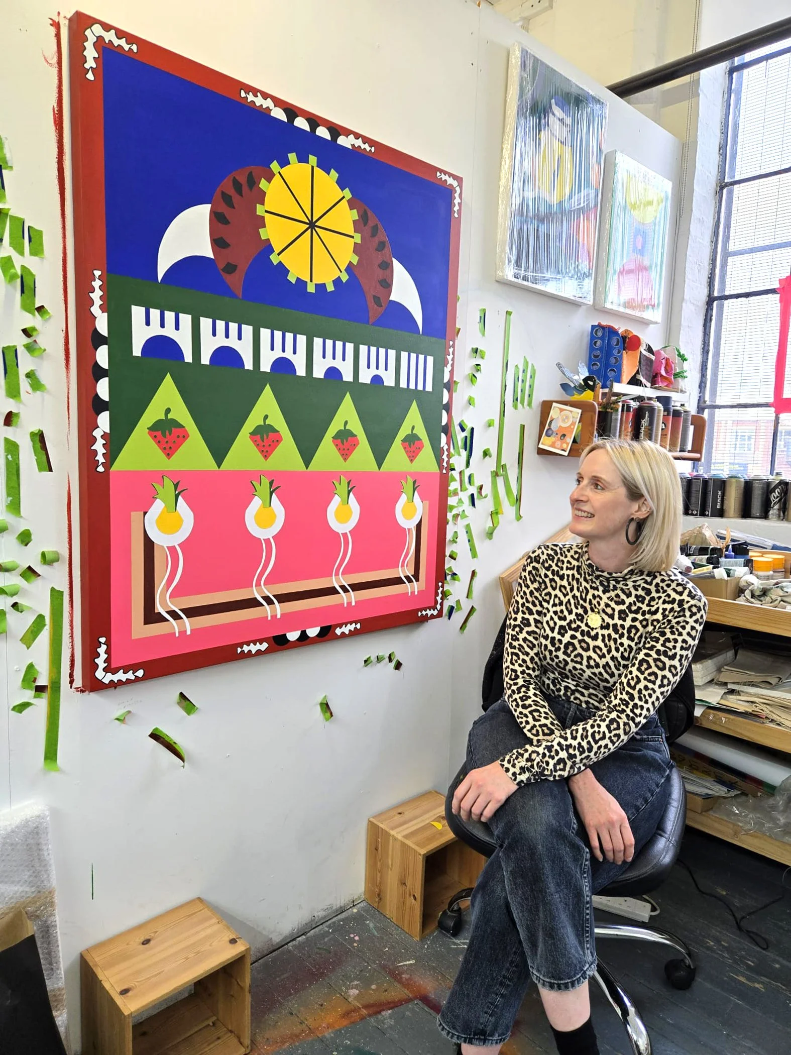 Lucy and The Vole Clock painting.jpg