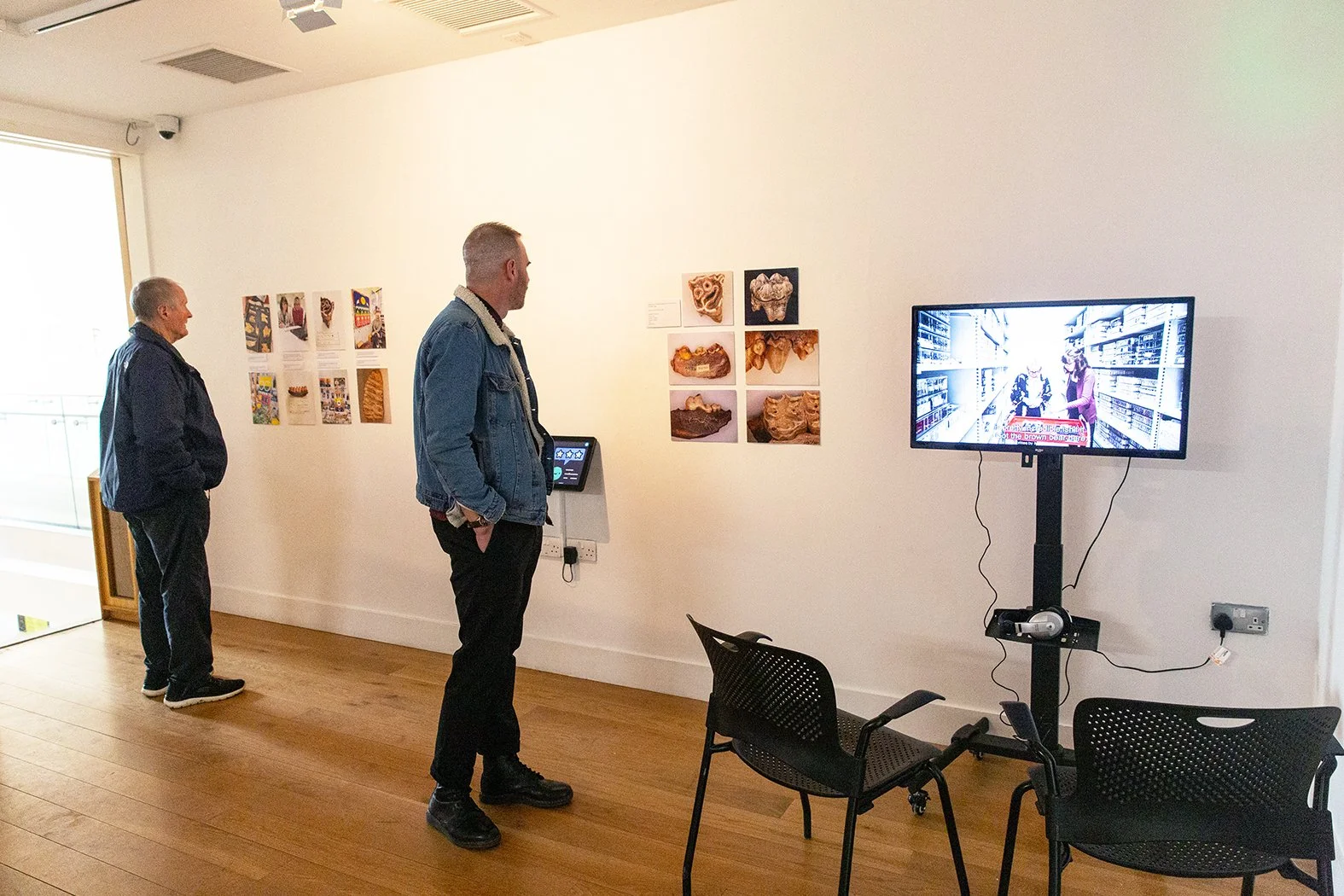 Dad and Ali looking at research .jpg