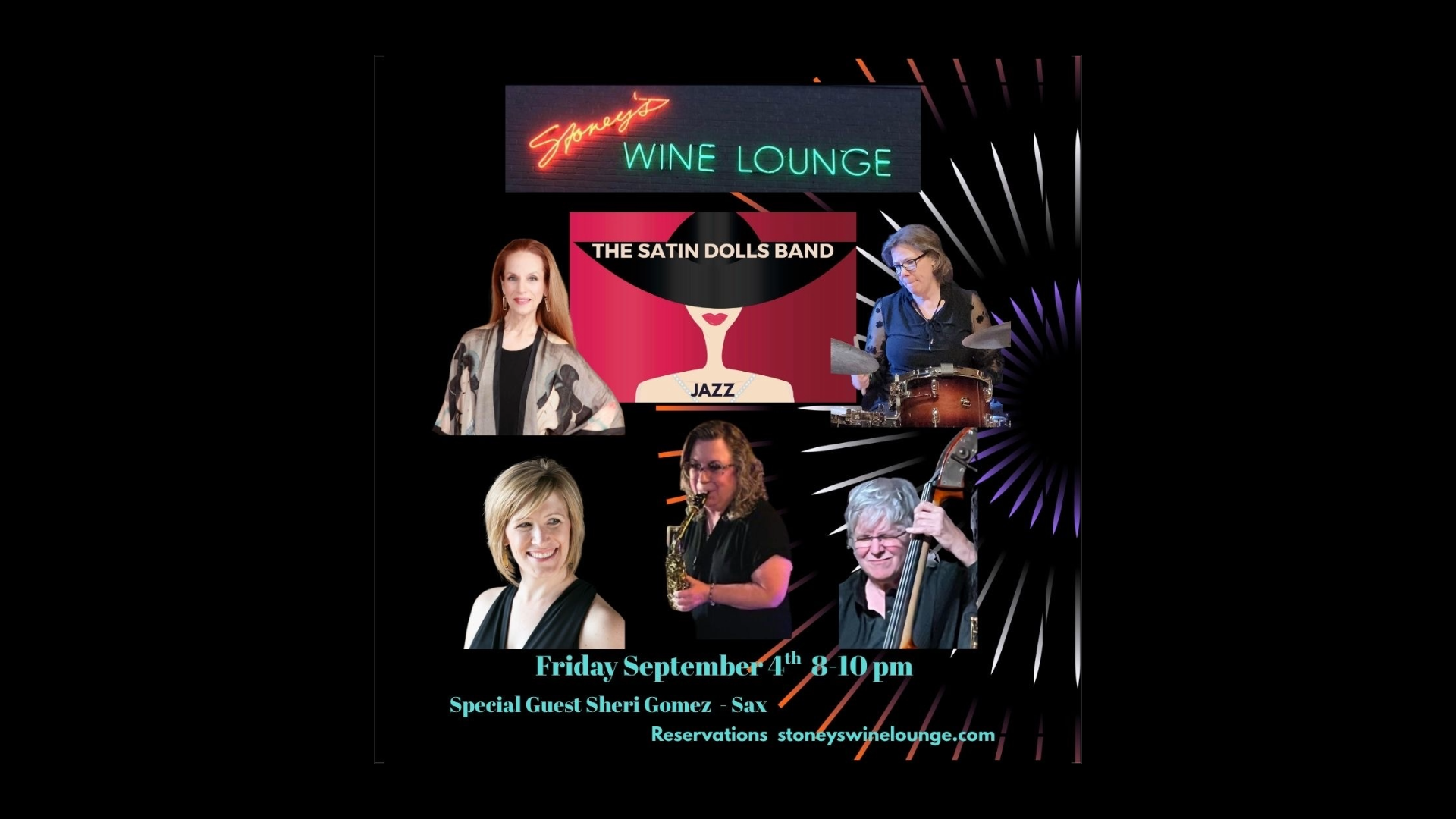The Satin Dolls Band at Stoney's Wine Lounge