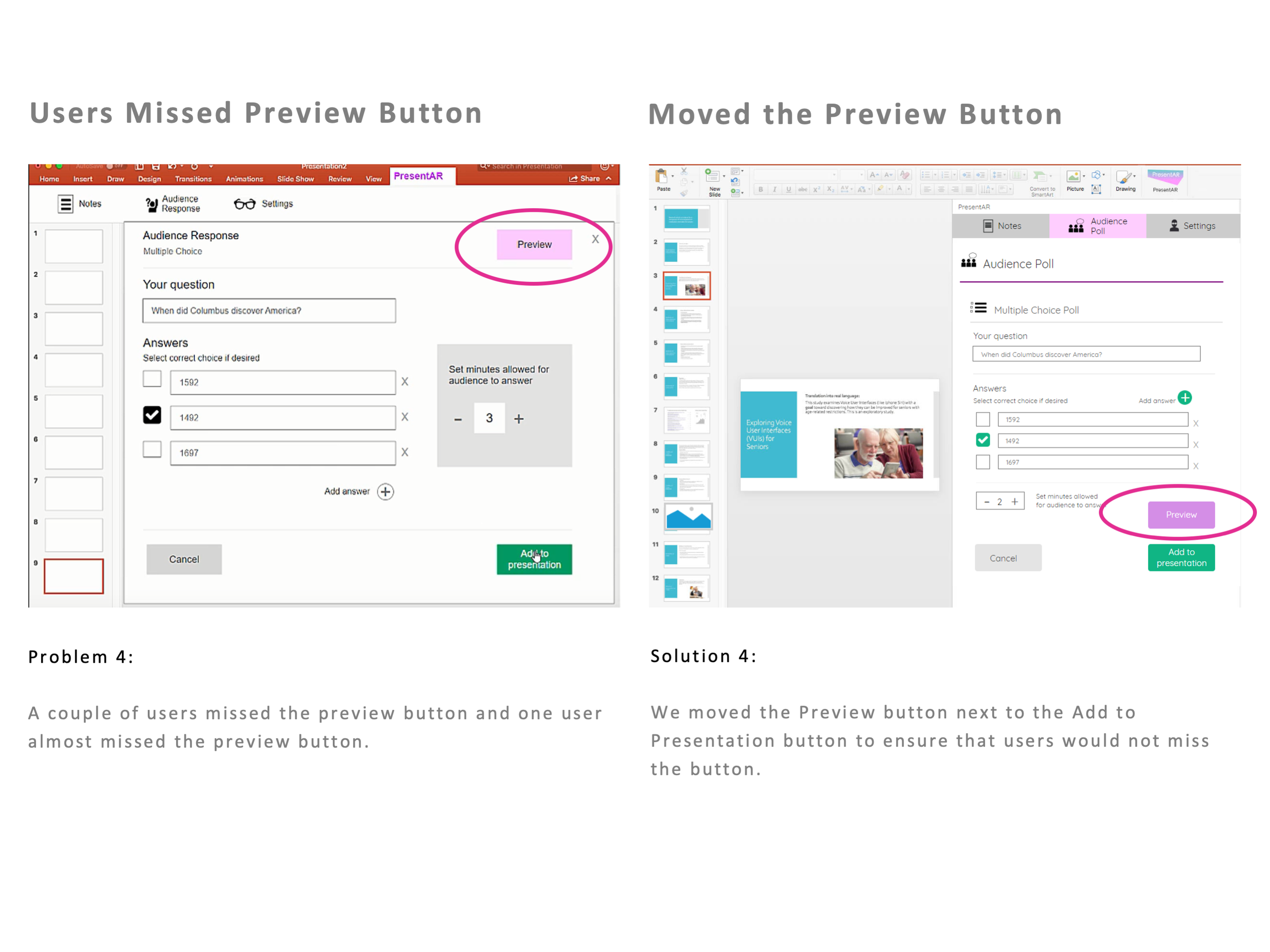 Problem 4 + Solution