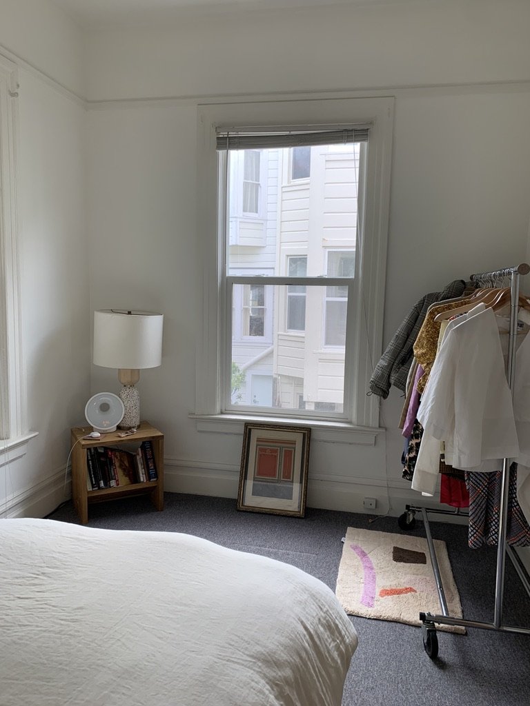 View from the bed
