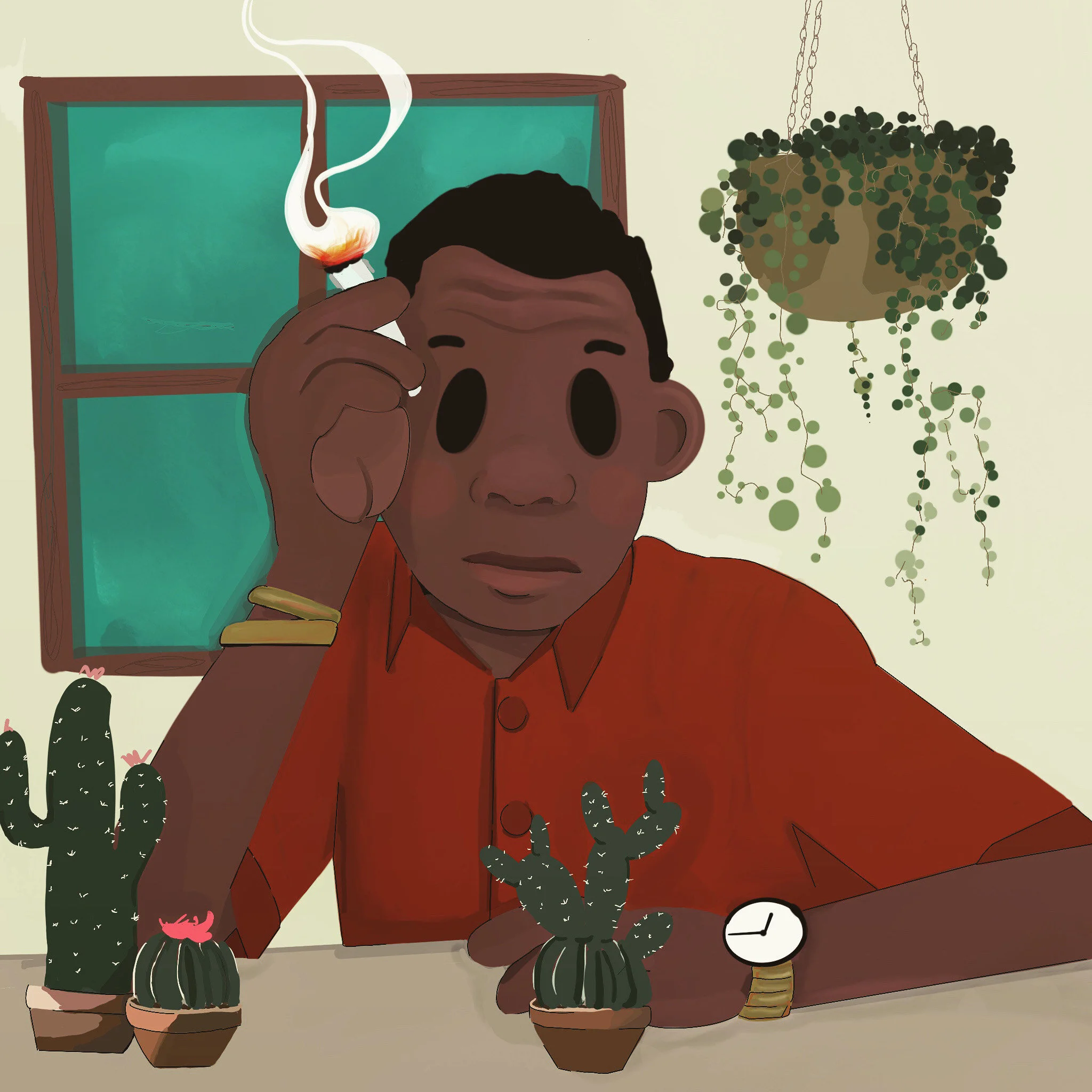 “James Baldwin was done as a fan art piece.”