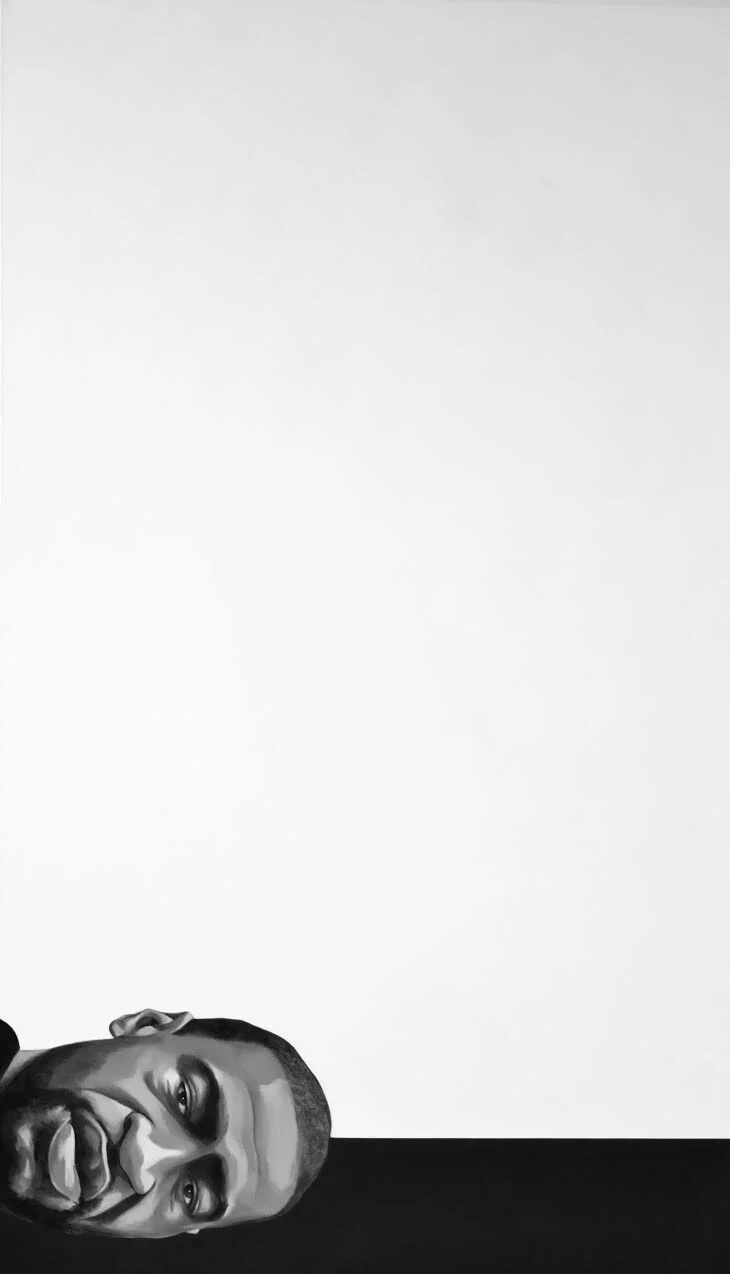 George, 48X30, Acrylic on canvas.