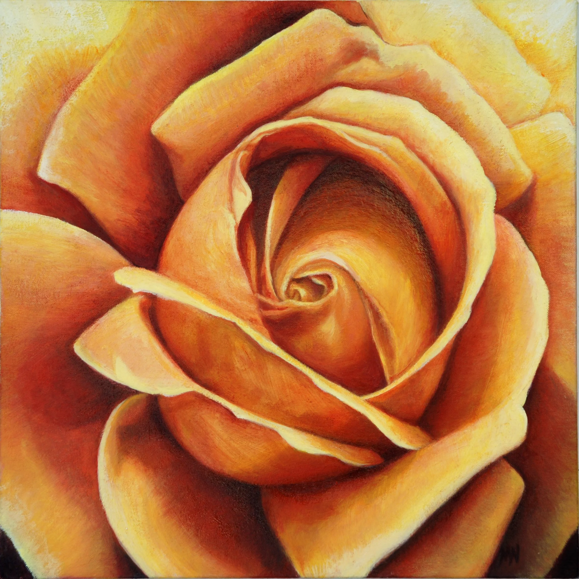 Maize  12 x 12"  oil on canvas