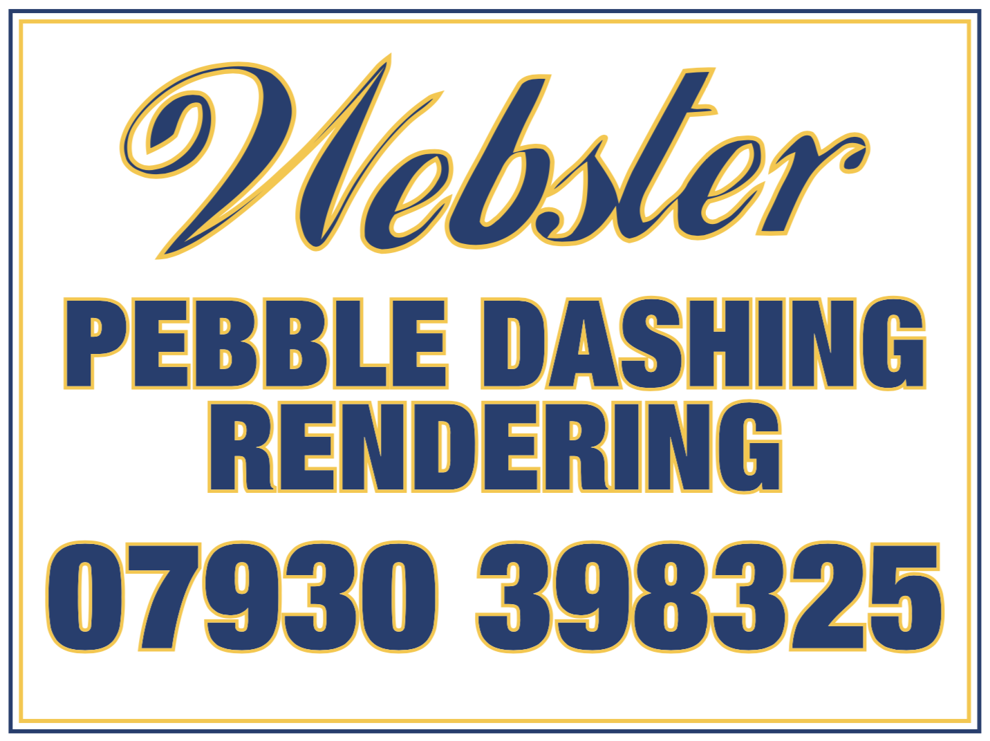Webster pebble dashing rendering specialists