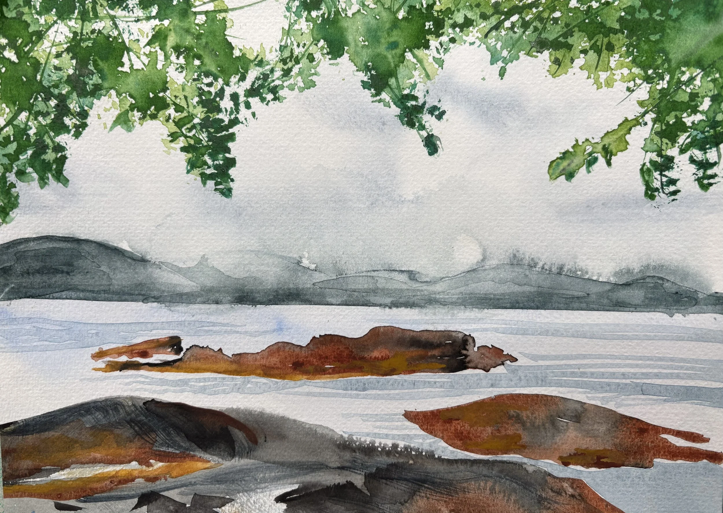 Watercolor on paper 2025