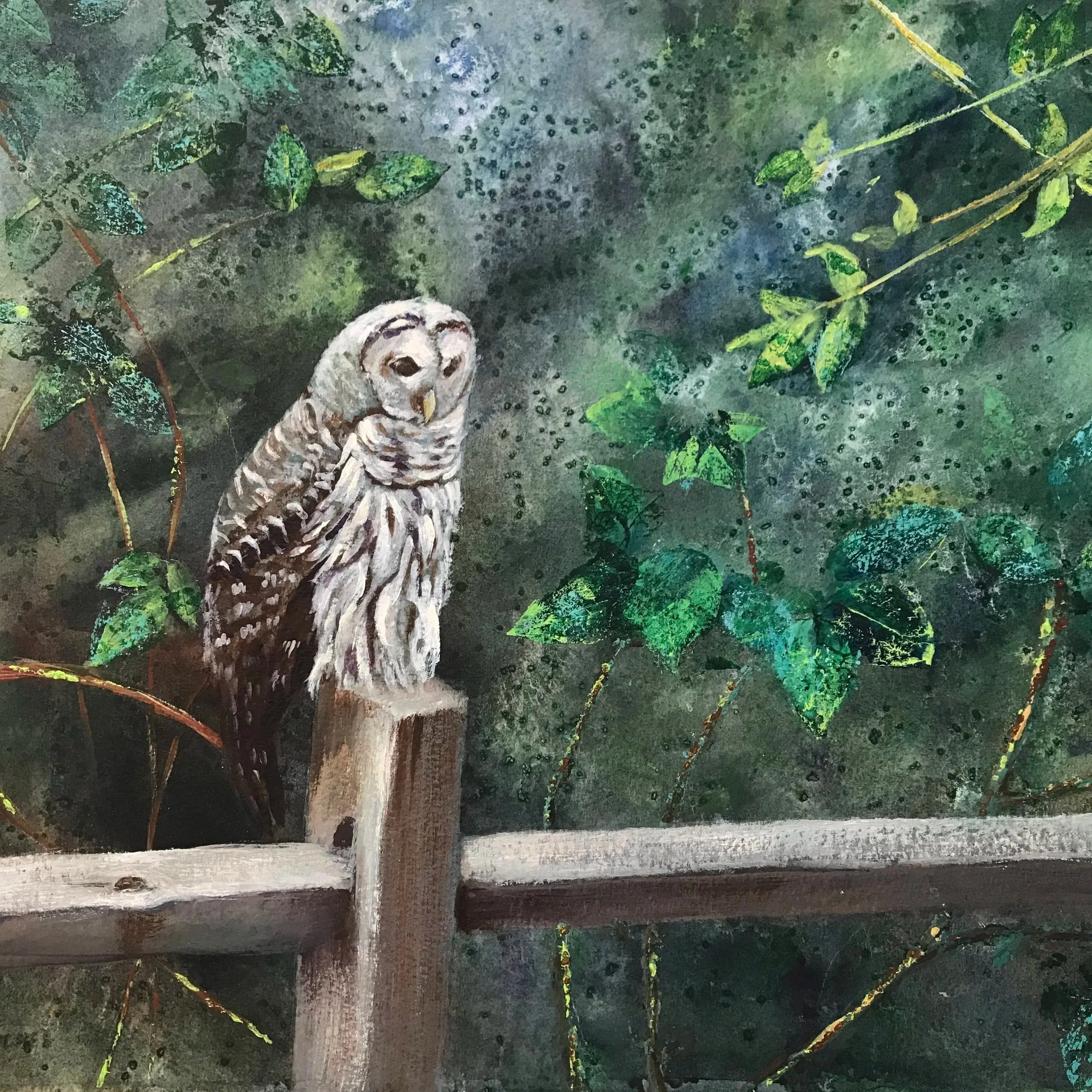 Watercolor & Acrylic on paper 