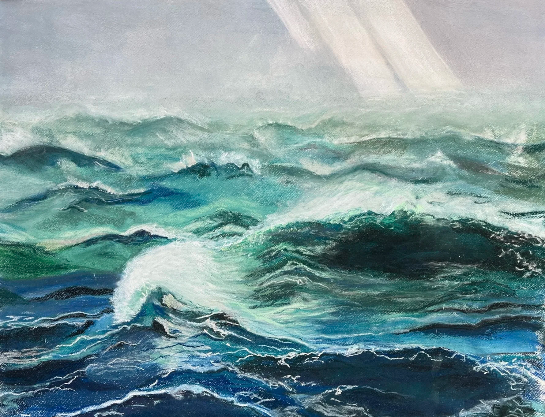 Pastel on paper 2022