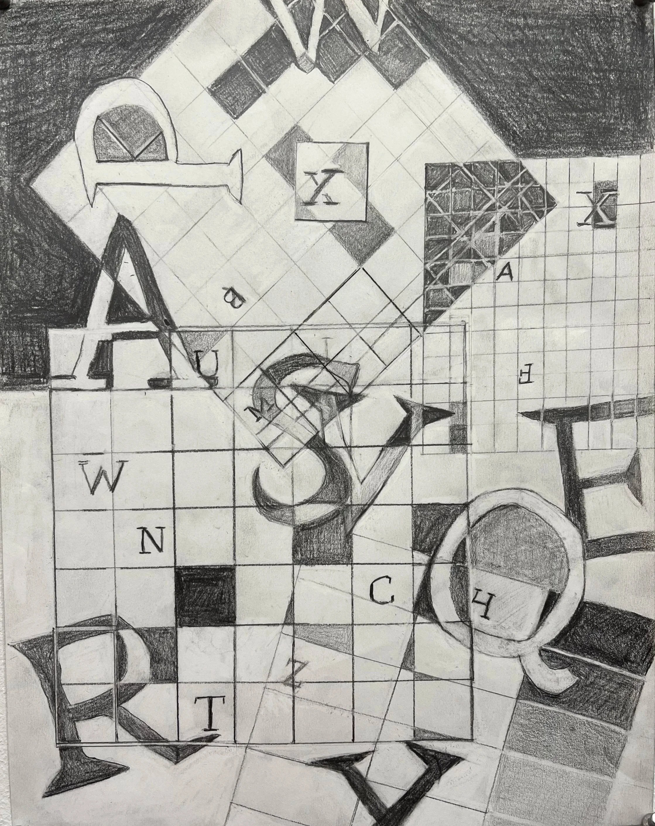 Graphite on paper 2024