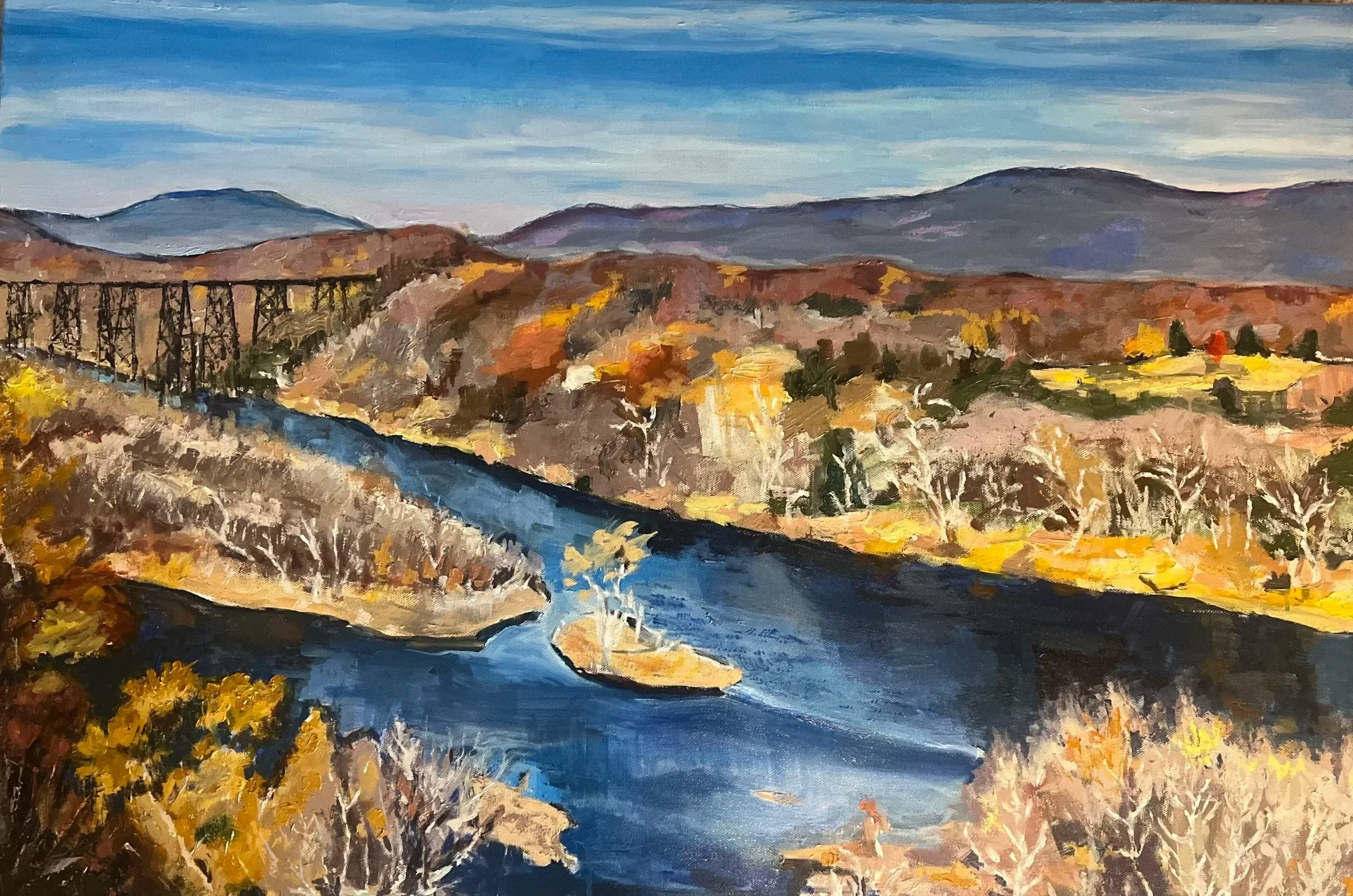 The Mighty James, oil on canvas 2025